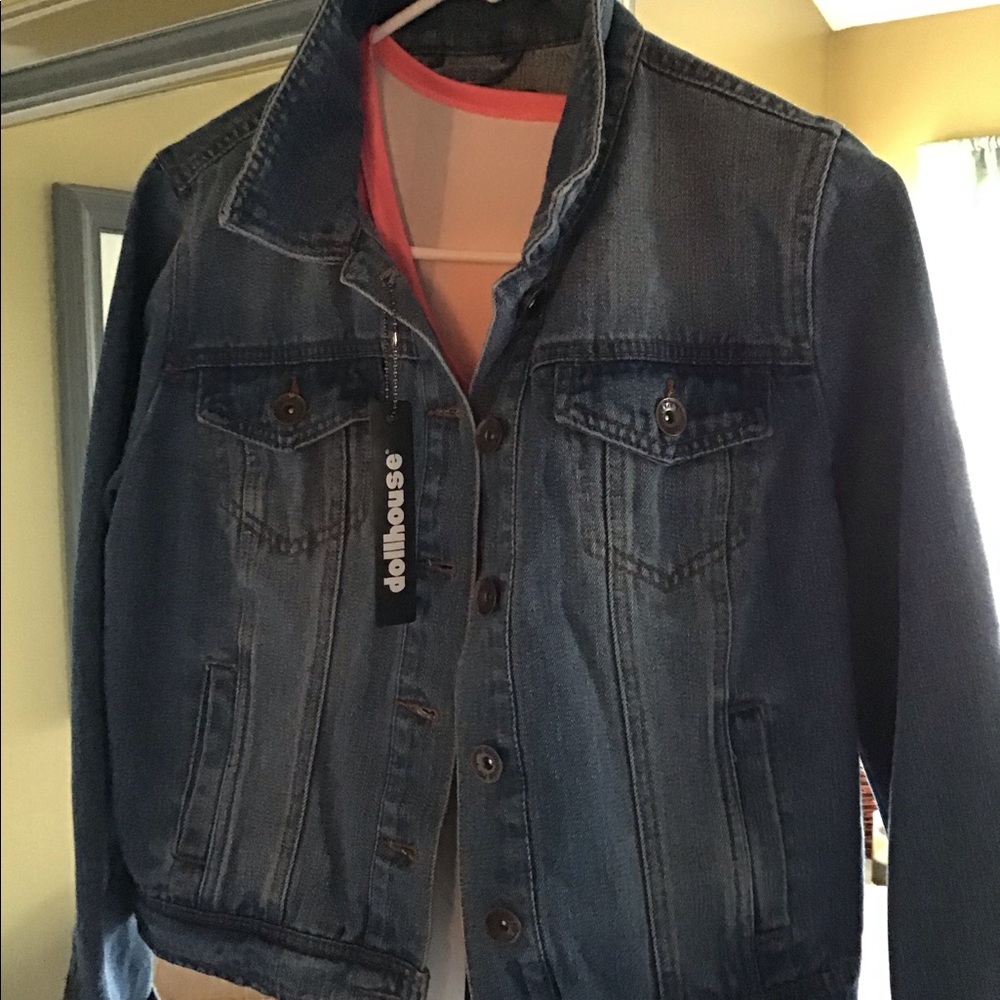 NWT Ladies Dollhouse denim jean jacket